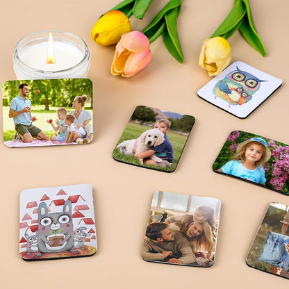40 Pack Sublimation Magnet Blanks Set - 40 Rubber Pads + 40 DIY Magnets, Personalize Kitchen Decor - Variation of THIS listing