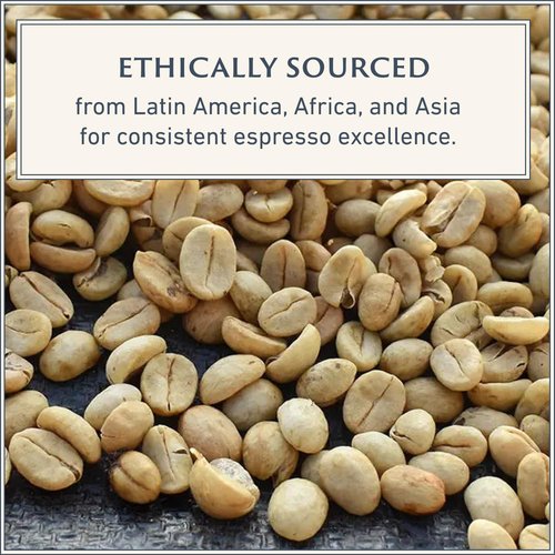 Filicori Zecchini Italian Espresso Beans – Bold Dark Roast Arabica & Robusta Blend Italian Coffee Beans – Slow Roasted Whole Bean Coffee, Rich Flavors – Forte 2.2lb Bag