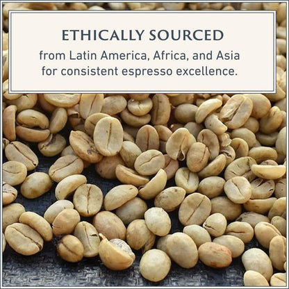 Filicori Zecchini Italian Espresso Beans – Bold Dark Roast Arabica & Robusta Blend Italian Coffee Beans – Slow Roasted Whole Bean Coffee, Rich Flavors – Forte 2.2lb Bag