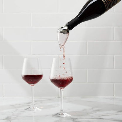 Houdini Aerator & Pourer Wine Aerator, 6 inches, Stainless (W9112)