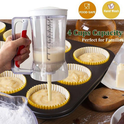 8-Piece Griddle Breakfast Kit for Blackstone - Complete Set of Griddle Accessories,Pancake Batter Dispenser, Bacon Press,Egg Rings and Basting Brush Included