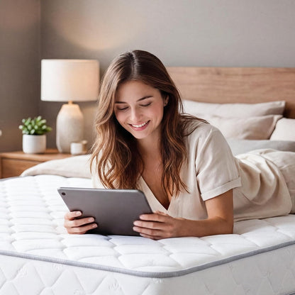 Neo Sleep Full Size Mattress - 8 Inch Hybrid Comfort with Cooling Gel Memory Foam & Spring Support