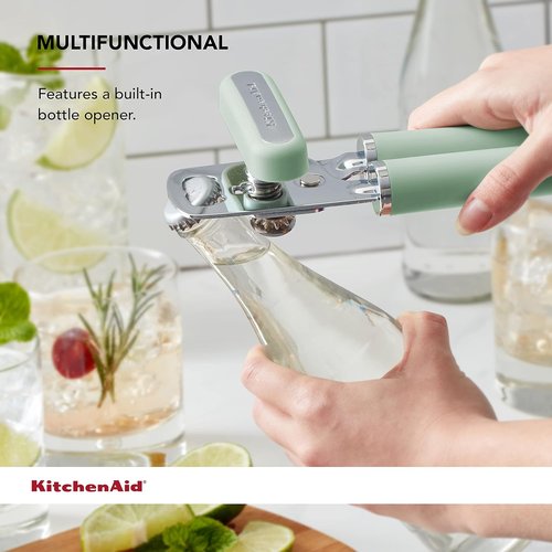 KitchenAid Multifunction Can Opener - 8.36-Inch Bottle Opener in Pistachio Color