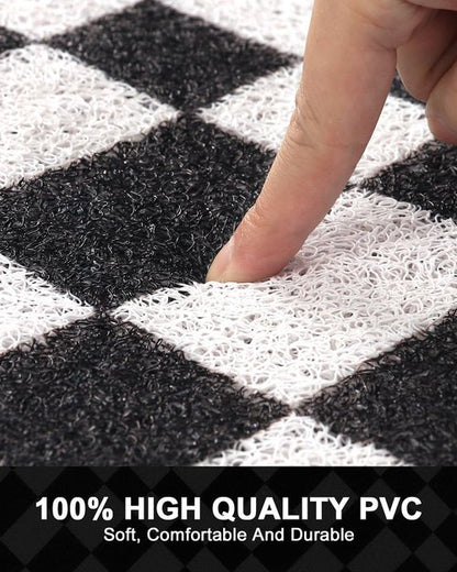 Shower Mat Non Slip - Quick Drying Anti Slip Shower Mats for Inside Shower, Soft PVC Loofah Foot Scrubber Mat, Extra Large Bath Mat for Shower, Tub, Bathroom, Floor, Kitchen, Home, Pool, Hotel