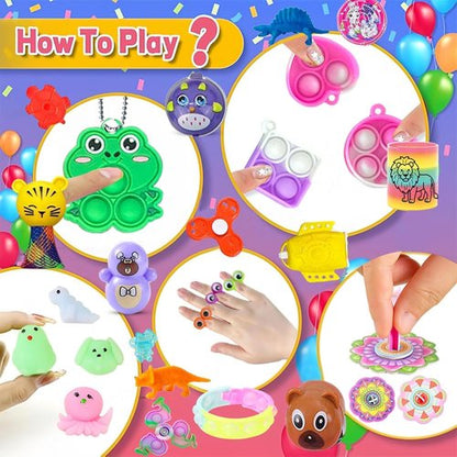 212-Pack Assorted Party Favors | Fun Gift Toy Set for Boys & Girls | Ideal for Events & Celebrations