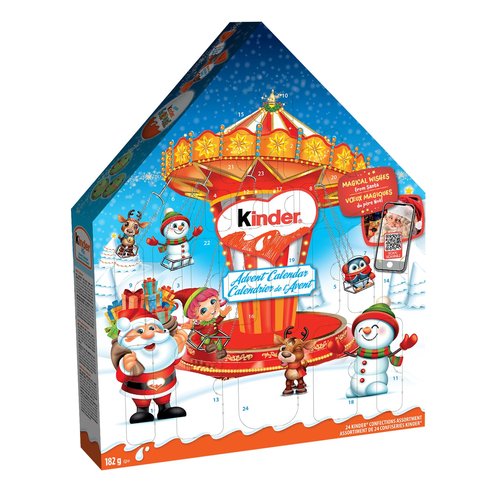 kinder advent Calendar, 182g (Brown)
