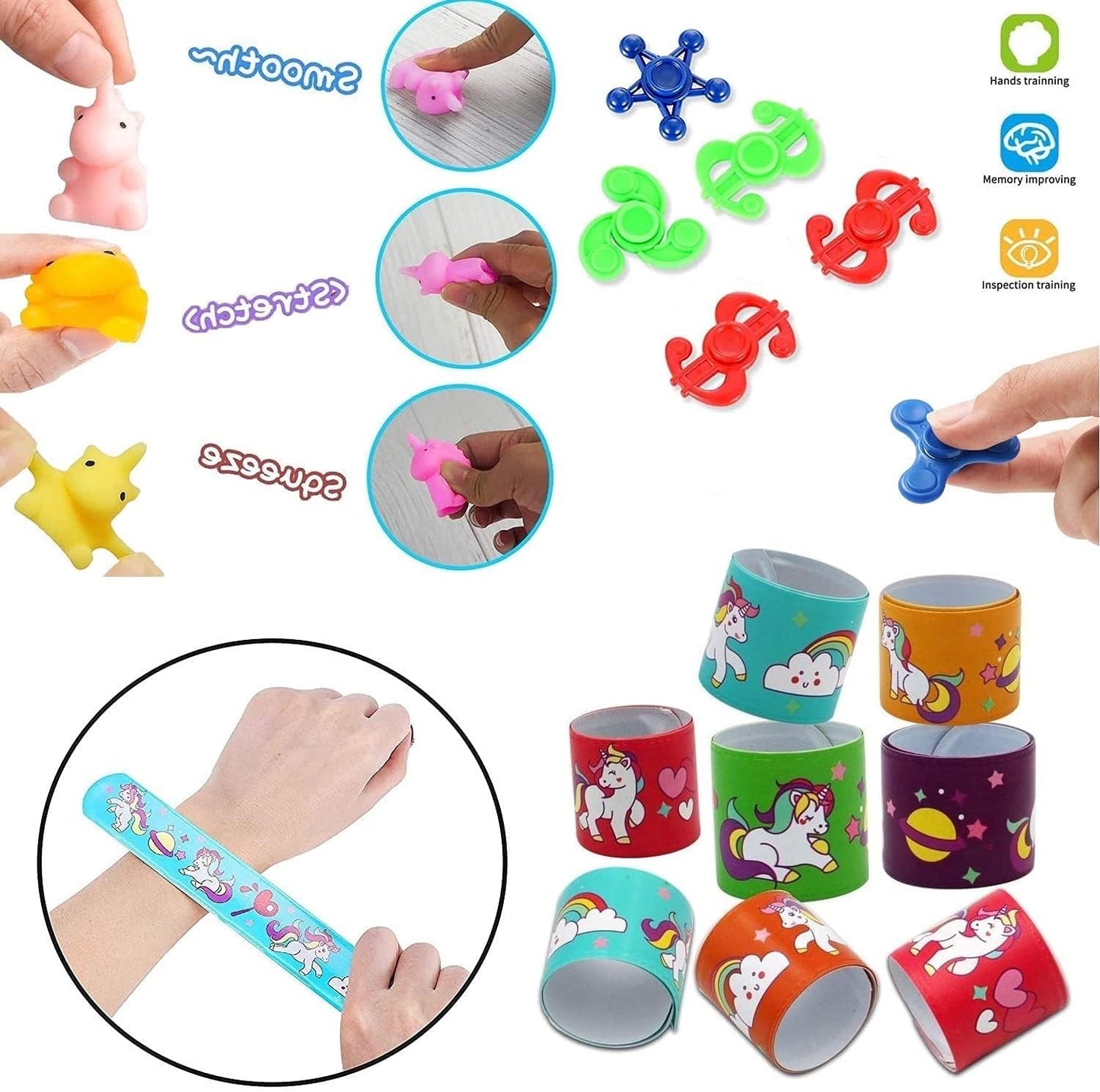 117 Pcs Party Favors - Pop Fidget Toys & Treasure Box Gifts for Kids 4-12 | Perfect for Birthdays & Goodie Bags