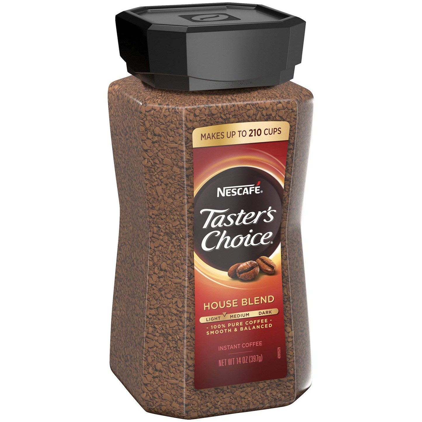 NESCAFE Taster's Choice Instant Coffee, House Blend (14 Ounce)