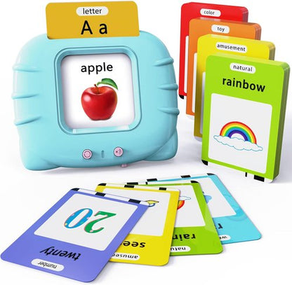 Lapare Audible Educational Toy - Musical Learning Tool for Toddlers Age 1-5 | 252 Flash Cards for Alphabet, Numbers, Colors & Shapes
