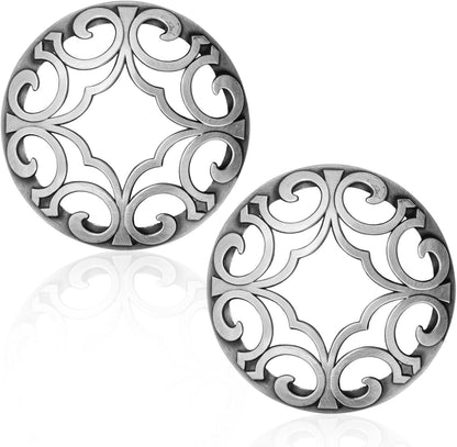 MrMrKura Candle Toppers - 2 Pcs Metal Covers for Even Burning | Perfect Gift for Women