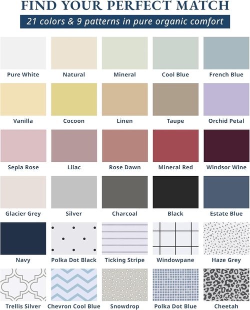 LANE LINEN Twin XL Sheets Set - 100% Organic Cotton Percale, Ultra Soft & Breathable, Fits Mattresses Up to 15" Deep - Natural