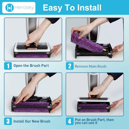 Skiennix 2PCS SD201 Roller - Compatible With Shark Steam Mop SD201, SD200, SD201C, SD201Q, SD205, SD205CCO