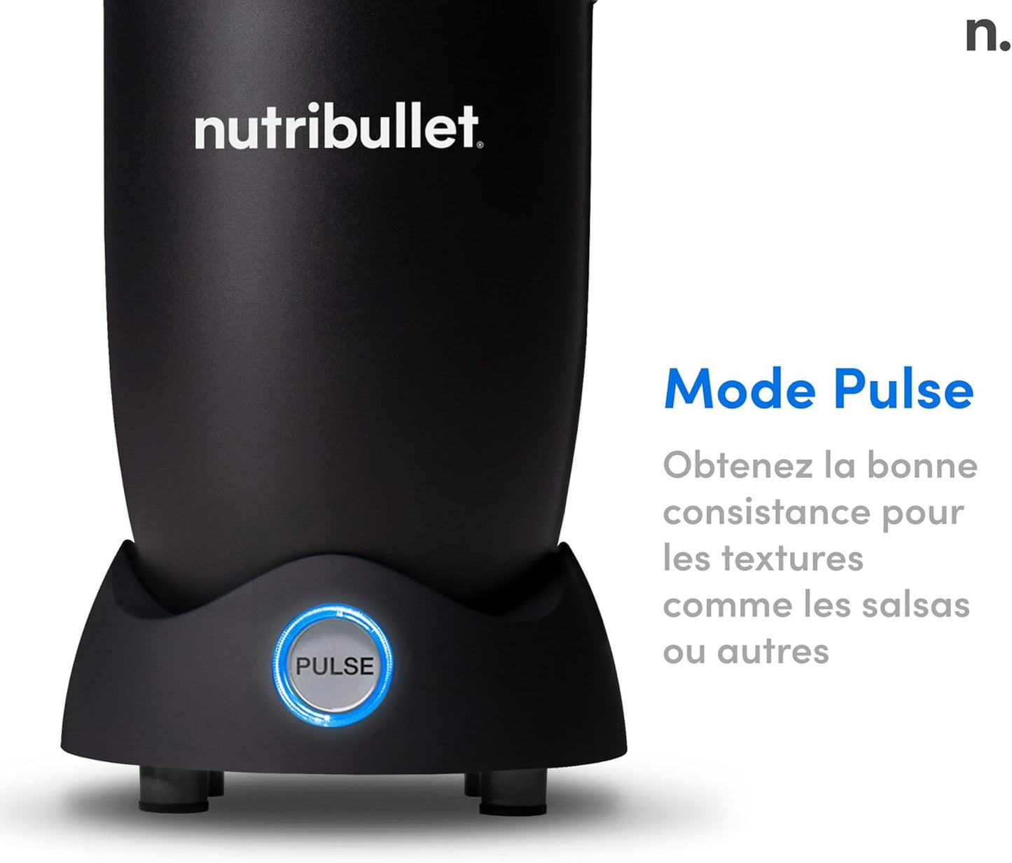 Nutribullet Pro+ 1200 Watt Personal Blender - Pulse Function | Sleek Black Design