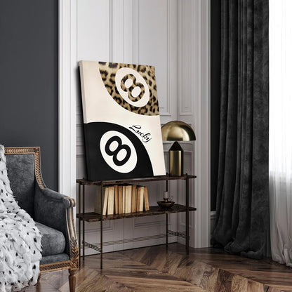 Skiennix Cheetah Wall Art Set - 3 Framed Leopard Canvas Prints for Bedroom & Living Room | 12x16 Inch
