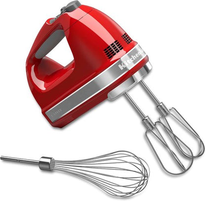KitchenAid 7-Speed Hand Mixer - Powerful Mixing Performance | Empire Red Color