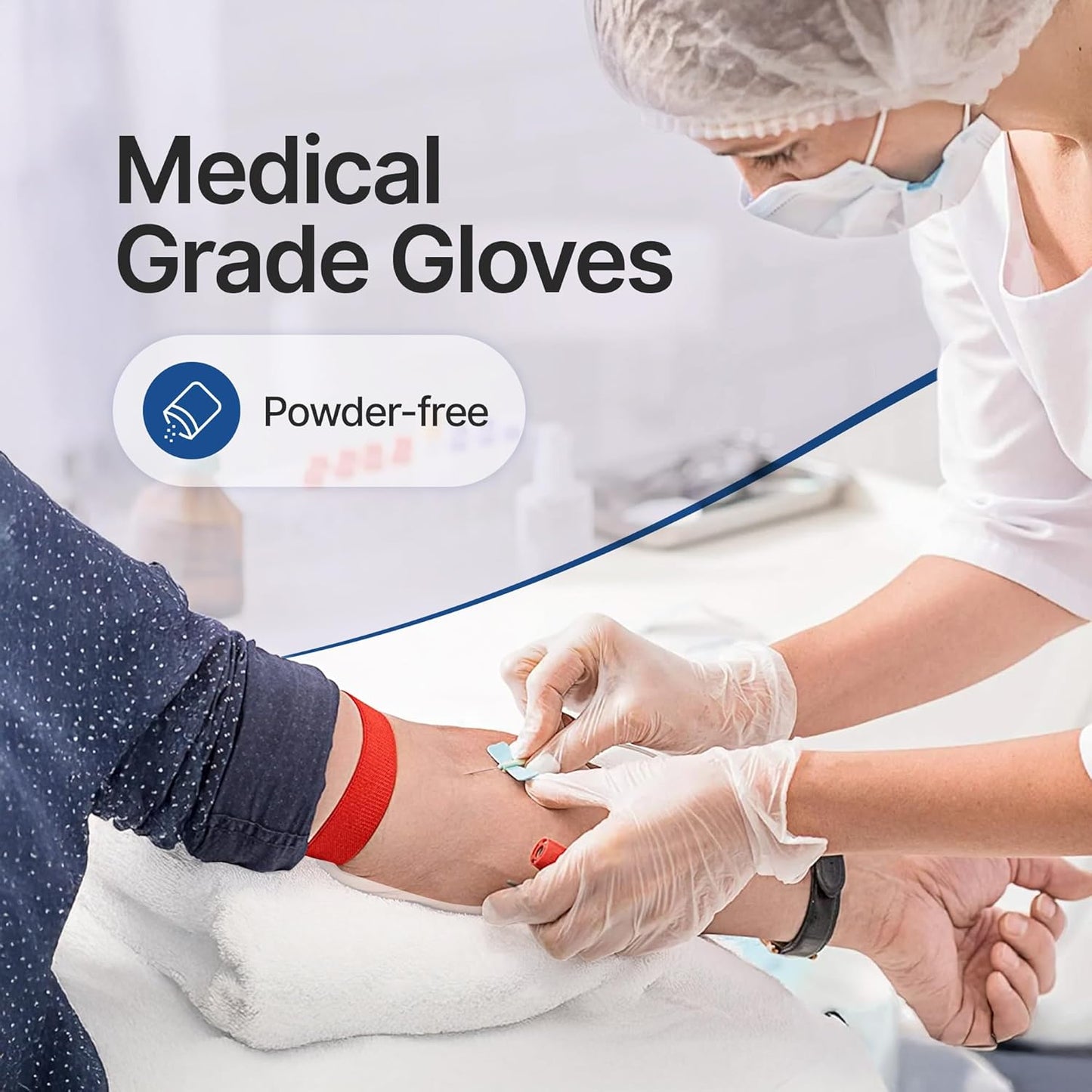 Schneider Clear Vinyl Exam Gloves - Latex-Free, Disposable & Food Safe | Powder-Free, 4 Mil Thickness