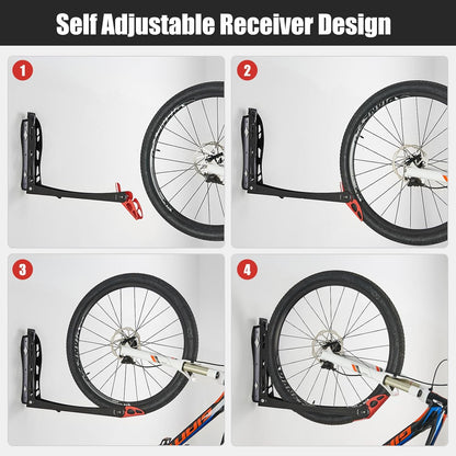 Ultrawall BIKEPAL Swivel Bike Rack - Space-Saving Wall-Mounted Storage for Home & Garage