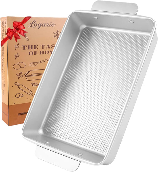 USA Pan 9x13 Baking Pan - Commercial Grade Heavy-Gauge Nonstick Cake Sheet | Warp-Resistant Silver