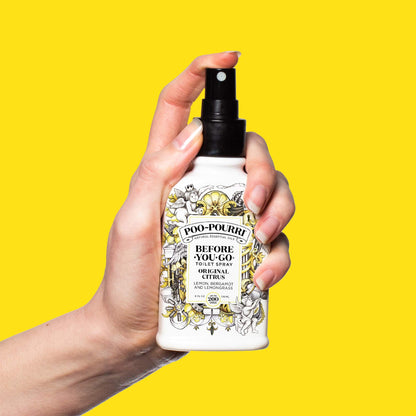 Poo-Pourri Before-You- go Toilet Spray, 4 Fl Oz, Original Citrus Scent