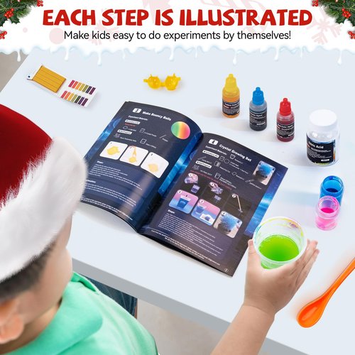 Kids Gifts Birthday Advent Calendar for Girls Boys Toys, 24 Days Science Kits Countdown Calendar for Kids Age 4+, Birthday Vacation Advent Calendar