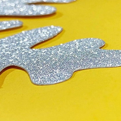 GOER Snowflake Hanging Swirls - 36 Pcs for Festive New Year & Christmas Party Decor