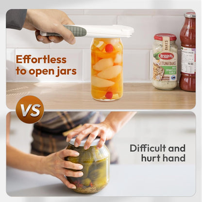 Skiennix Easy Grip Jar Opener - Effortless Bottle & Lid Remover for Seniors | Ideal Kitchen Gadget for Arthritis