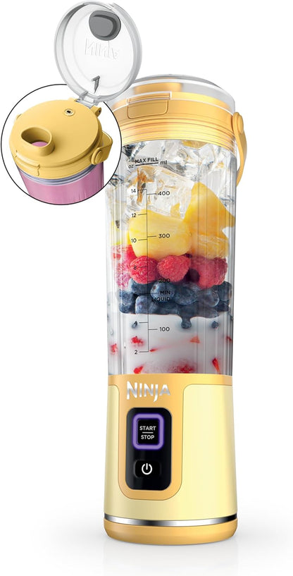 Ninja Blast Portable Blender - Cordless 18oz Personal Blender for Smoothies & Shakes | BPA-Free, USB-C Rechargeable, Dishwasher Safe