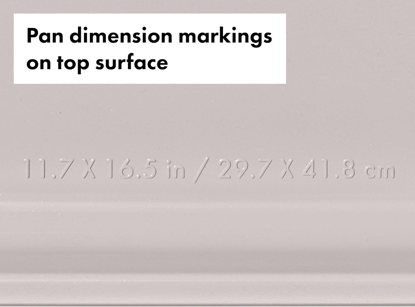 OXO Good Grips Half Sheet Pan - Non-Stick Pro Ceramic Coated Metal Bakeware for Perfect Biscuits