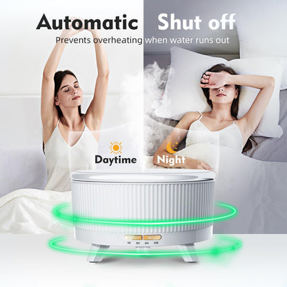 Skiennix Essential Oil Diffuser - 500ML Ultrasonic Humidifier with Remote, 20-Hour Aromatherapy & 7 Color Lights