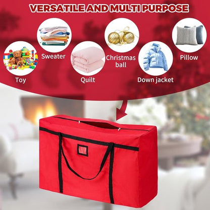 Christmas Tree Storage Bag by [Brand Name] - Heavy Duty 600D Oxford Container for 4-5 Ft Trees | Durable Zipper & Handles