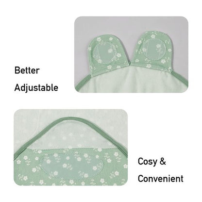 Baby Swaddle Sleep Sacks 3-Pack, Newborn Organic Cotton Swaddle Wraps with Adjustable Wings, Breathable Swaddling Blankets for 0–3 Months, Soft Infant Sleep Essentials
