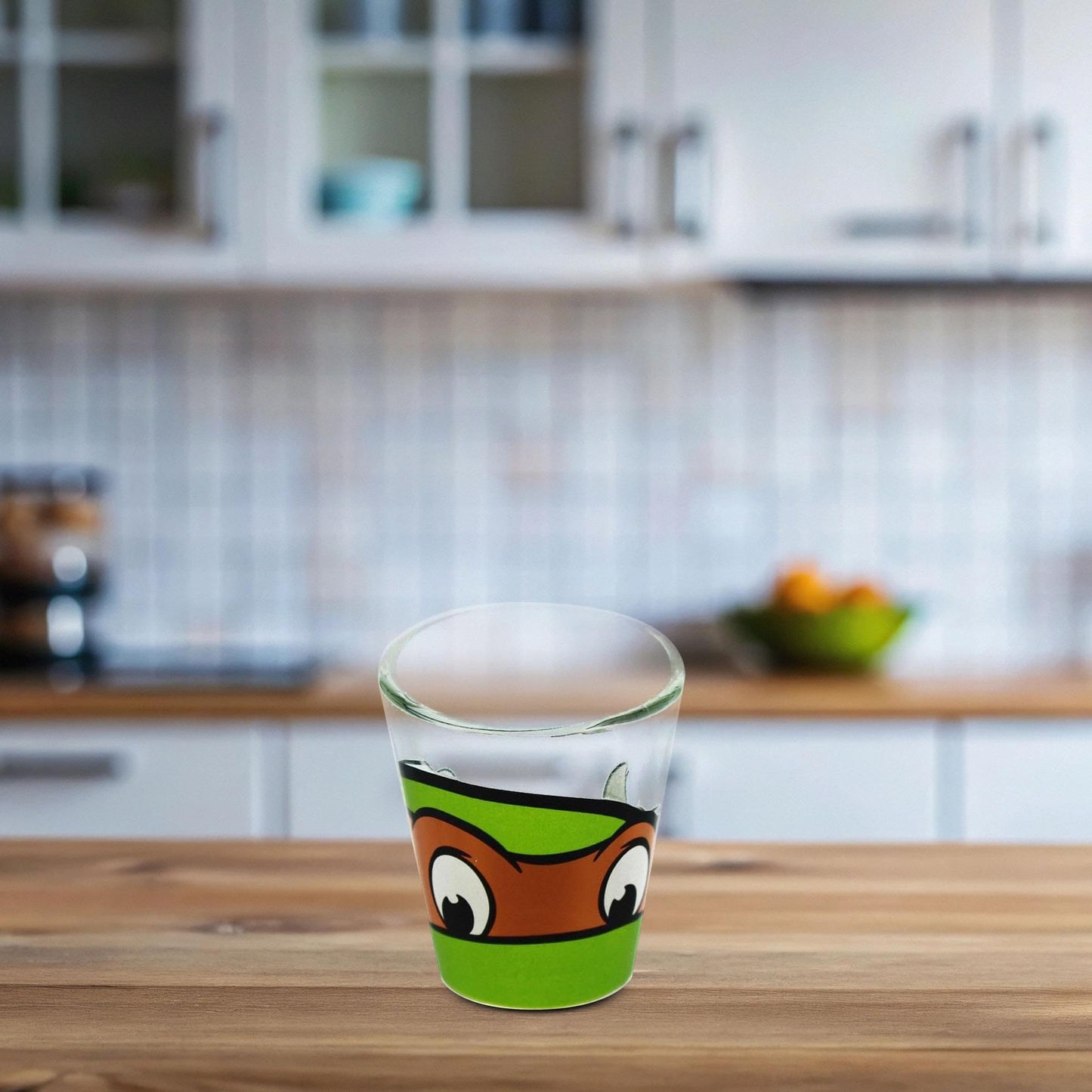 Teenage Mutant Ninja Turtles Michelangelo Clear Shot Glass