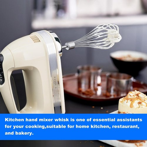KitchenAid Hand Mixer Whisk Attachments - 2 Pack for KHM512BM, KHM2B, KHM3, KHM5 Models