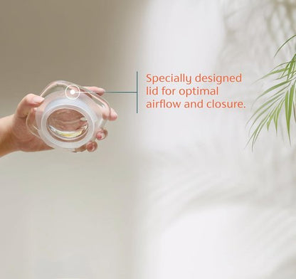 Kook Glass Drink Dispenser - Leak-Proof Stainless Steel Spigot | 1.25 Gallon Clear Mason Jar for Iced Tea, Sangria & More