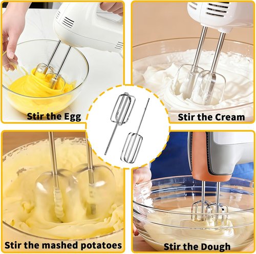 Hamilton Beach Hand Mixer Beaters - Compatible with 62682RZ, 62692, 64699, 62695V Models