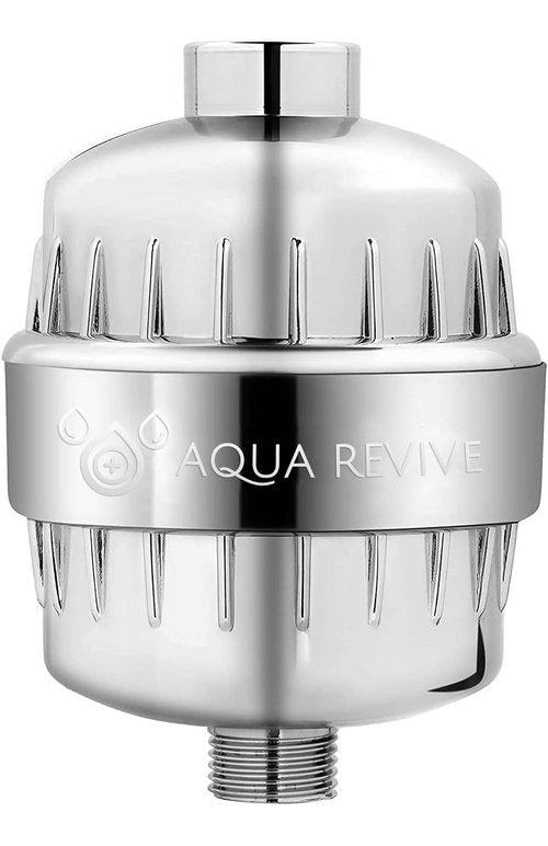 Aqua Revive High Output Revitalizing Shower Filter - Reduces Dry Itchy Skin, Dandruff, Eczema, and Dramatically Improves The Condition of Your Skin, Hair and Nails - Chrome (SF100).