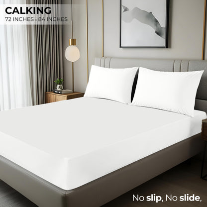 Utopia Bedding Cal King Fitted Sheet - Bottom Sheet - Deep Pocket - Soft Microfiber -Shrinkage and Fade Resistant-Easy Care -1 Fitted Sheet Only (White)