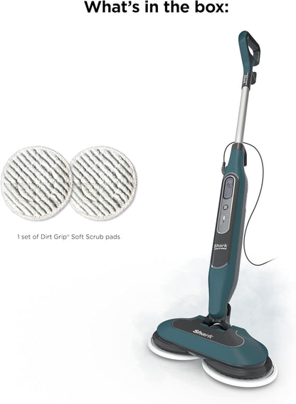 Shark Steam & Scrub Hard Floor Steam Mop - All-in-One Sanitizing with 2 Steam Modes & XL Water Tank | Teal S8002BRN