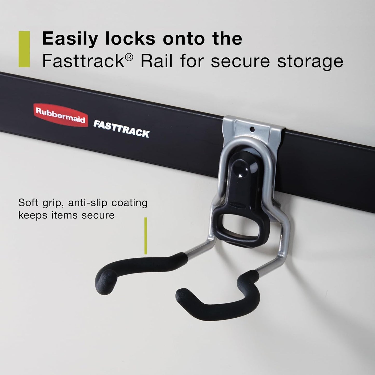 Rubbermaid Garage FastTrack Power Tool Holder - Wall Mounted Storage System | Holds Up to 50 lbs