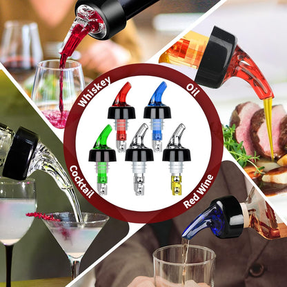 SuproBarware Automatic Measured Bottle Pourer Liquor Bottle Pourer Quick Shot Dispenser 1oz Liquor Pour Spout for Alcohol,Wine,Spirits, Home Bar Kitchen Tools 40 Pack