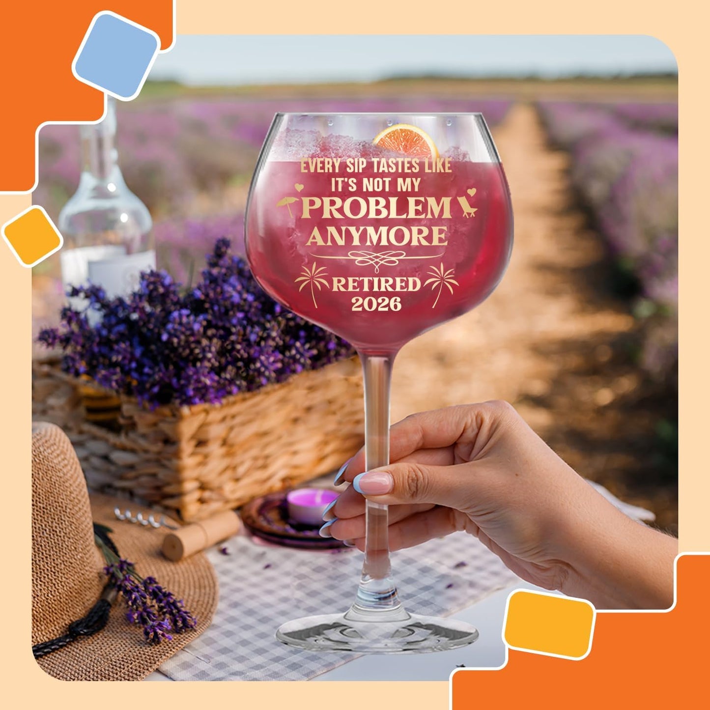 NewEleven Funny Retirement Gift For Woman, Her 2026 - Coworker Leaving Gift, Going Away Gifts For Friends, Boss - Farewell Gifts For Coworkers From Family And Colleague - 16 Oz Wine Glass