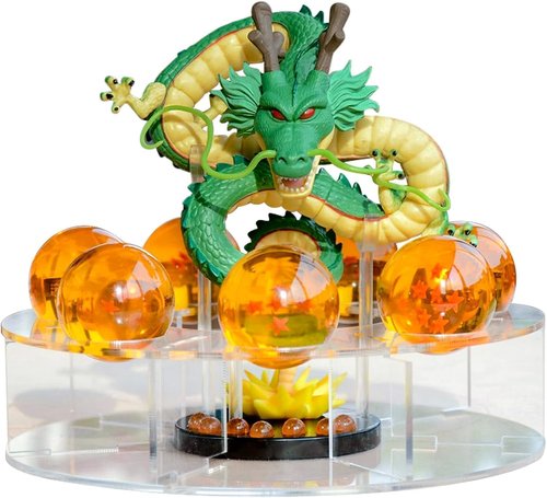 Dragon Sculpture Set by [Brand Name] - 1.7-Inch Crystal Ball with LED Base | Perfect Home Decor & Gift for Halloween and Christmas
