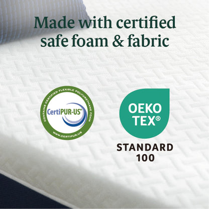 ZINUS 12 Inch Twin Cooling Comfort Hybrid Mattress [New Version], Fiberglass Free, Medium Firm Feel, Motion Isolation, Certified Safe Foams & Fabric