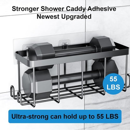 Lsnisni Shower Caddy Adhesive Strips - Waterproof Replacement for Bathroom & Kitchen | 20 Pack, Clear