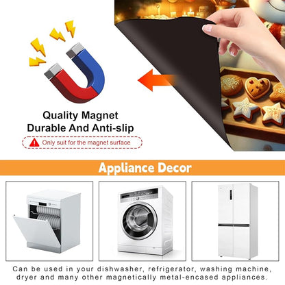 Snowman 23x17in Magnetic Dishwasher/Washing Machine Cover (Snowman-3) - Decorative Refrigerator Magnet
