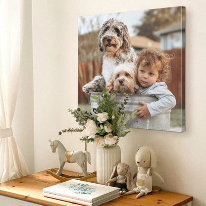 CANVAS ON DEMAND Custom Canvas Prints - Personalized Photo Wall Art for Family, Weddings & Pets | 11x14 Inch