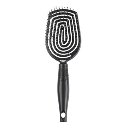 Conair Scalp Care Detangling Hairbrush - Curly Hair Brush & Scalp Massager - Black Onyx