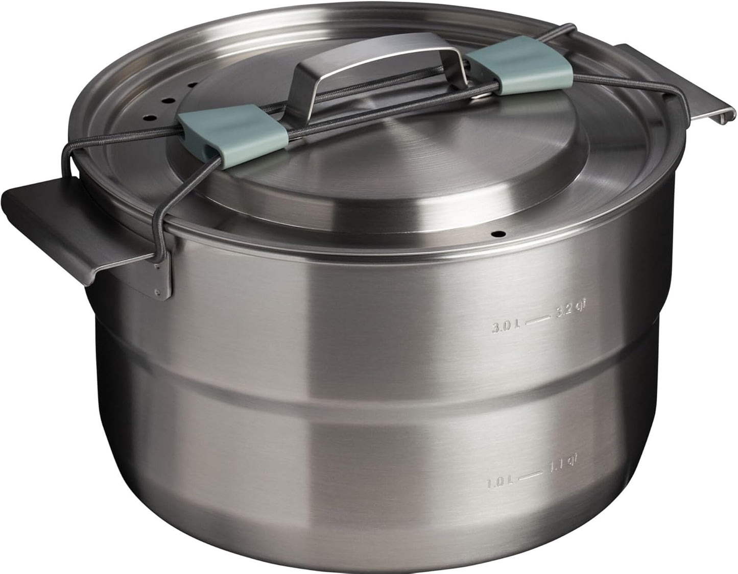 Stanley Wildfare 26-Piece Camp Kitchen Cook Set - Complete Cooking Essentials | 4 Qt Pot, 8" Fry Pan, Table Settings | BPA-Free