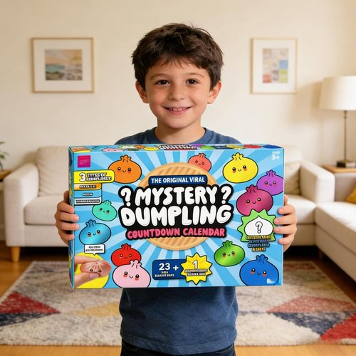 **Dumpling Advent Calendar by [Brand Name] - 24 PCS Mystery Fidget & Stress Toys | Perfect for Christmas Countdown & Party Favors**