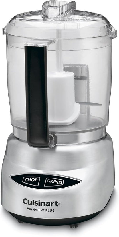 Cuisinart Mini Prep Plus Food Processor - 4 Cup Capacity, Brushed Stainless Steel Finish